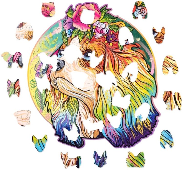 Деревянный пазл Wood Trick «Щенок Белла (Кинг Чарльз)» — картинка 2