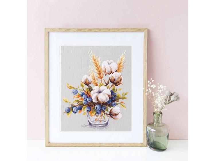 Набор для вышивания «Хлопок и черника» — картинка 4