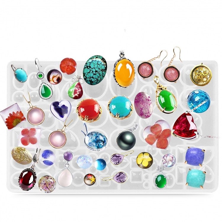 Силиконовый молд для кабошонов Epoxy Master, 25,5х16 см — картинка 5