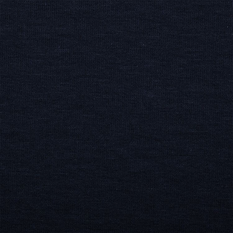 Ткань трикотаж Футер 2х нитка, петля с лайкрой, 10 м x 180 см, 240 г/м², цвет: темно-синий, TBY — картинка 2