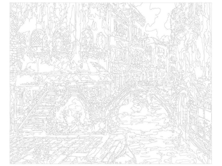 Картина по номерам «Венецианские мостики» — картинка 3