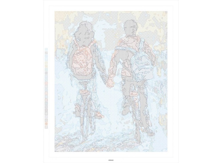 Картина по номерам «Он и она» — картинка 3