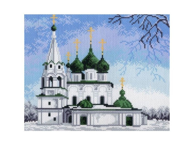 Рисунок на канве «Церковь Спаса-на-Городу»