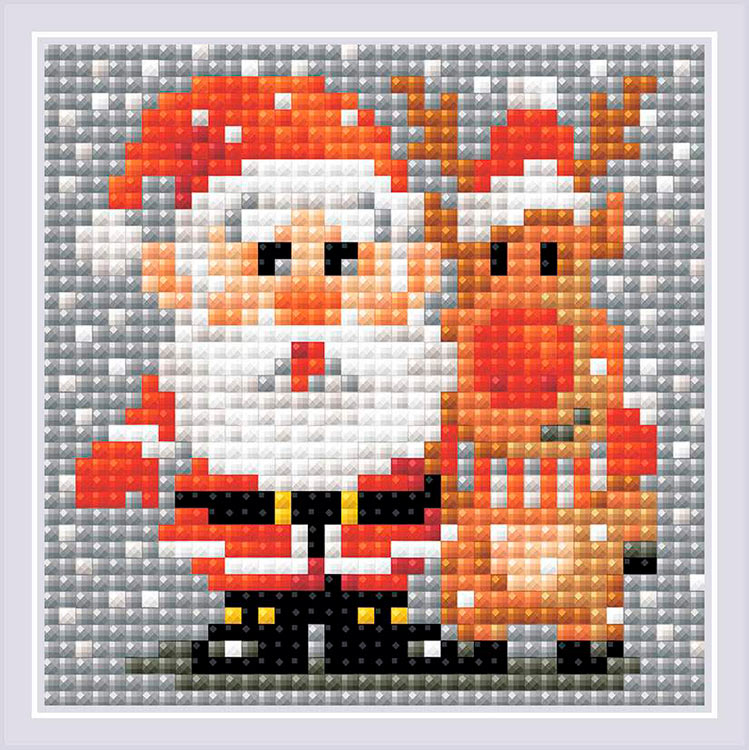 Алмазная вышивка «Санта-Клаус» — картинка 2