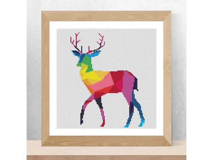 Набор для вышивания «Радужный олень» — картинка 2