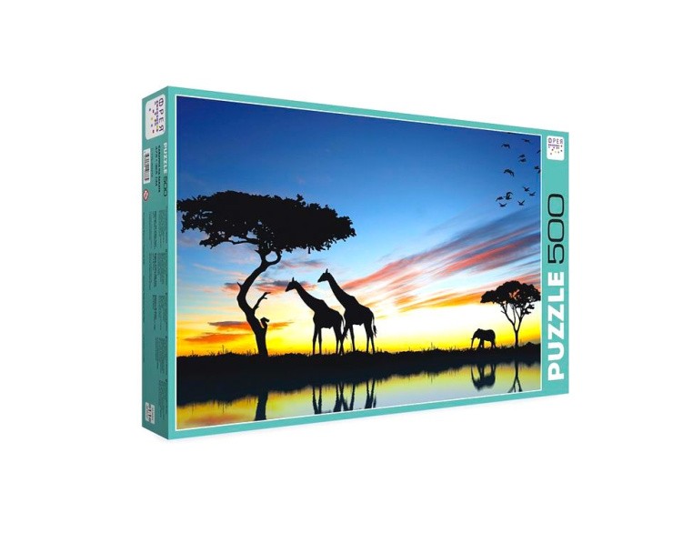 Пазлы «Саванна на закате» — картинка 2