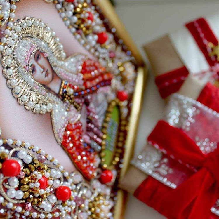 Вышивка Образа в каменьях «Святая Татьяна» — картинка 2