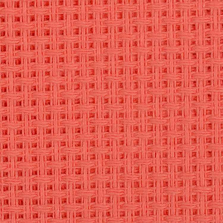 Канва крупная (10х44кл), 40x50 см, цвет: красный, TBY