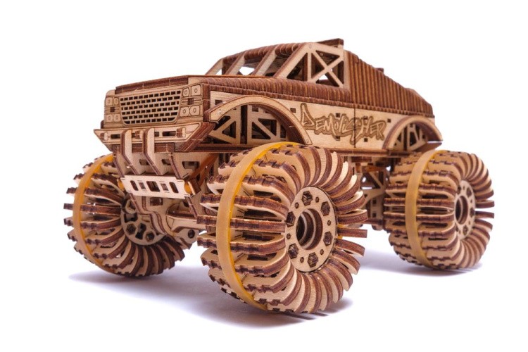 Механическая сборная модель «Монстр-Трак», Wood Trick — картинка 4