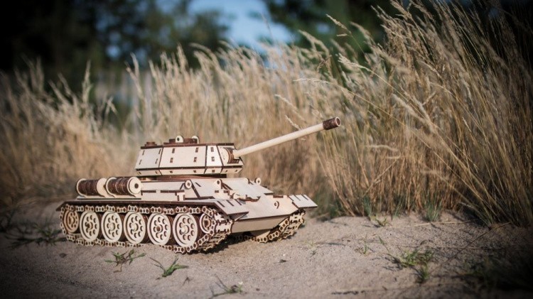 Конструктор из дерева «Танк T-34», Eco Wood Art — картинка 5