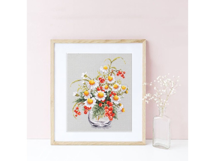 Набор для вышивания «Ромашки и смородина» — картинка 4