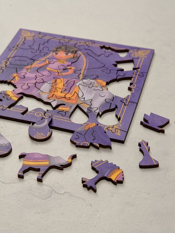 Деревянный пазл-головоломка Mr.Puzz интерактивный «Индийская Принцесса» — картинка 5