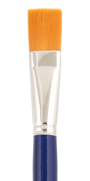 Кисть синтетика «Gallery» №22, плоская, 5 шт., длинная ручка, Vista-Artista — картинка 2