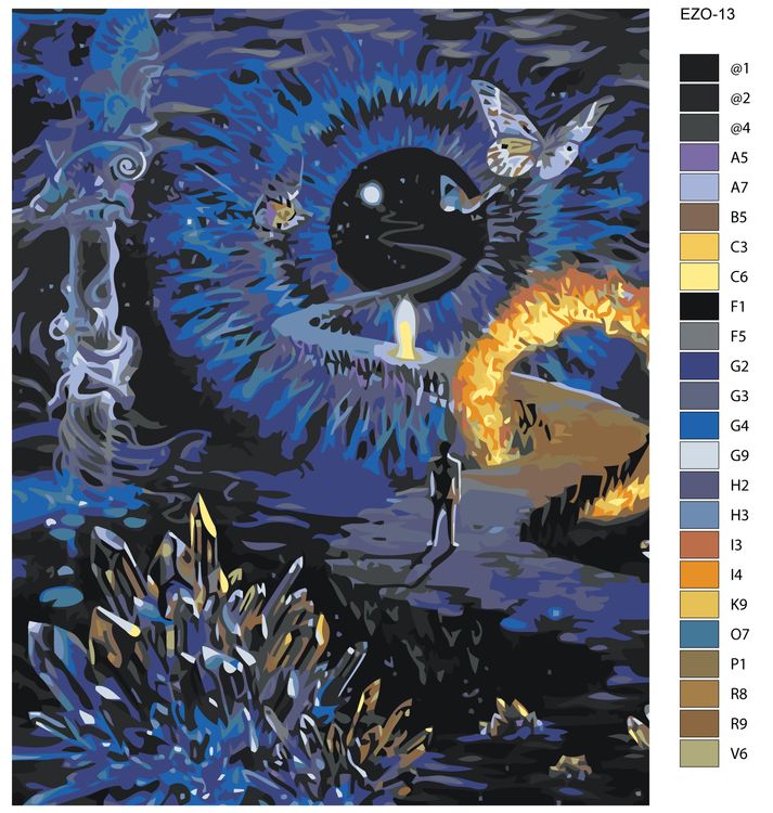 Картина по номерам «Путь» — картинка 2