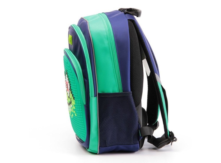 Рюкзак 4ALL Kids с битами, сине-зеленый — картинка 3