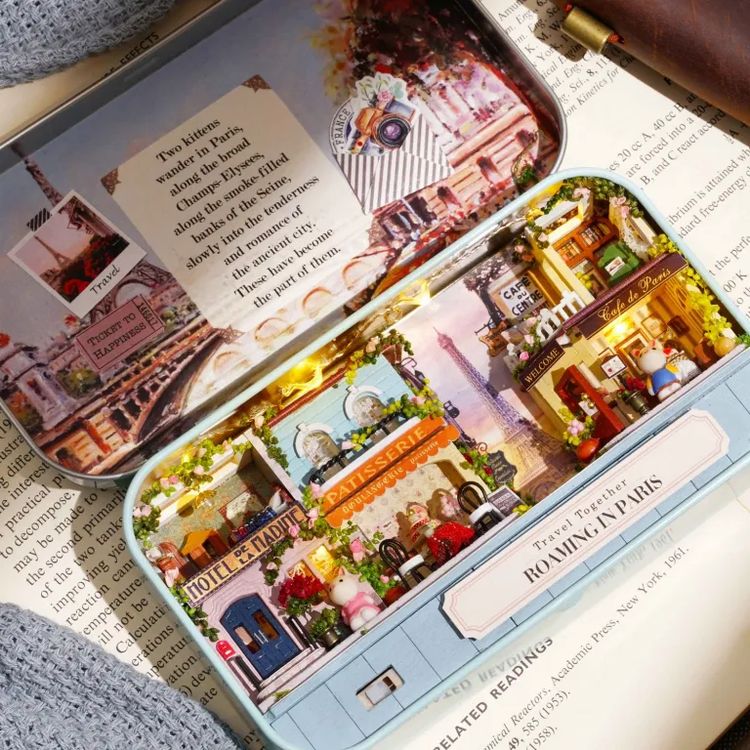 Сборная модель (румбокс) в шкатулке «Прогулка в Париже» — картинка 5