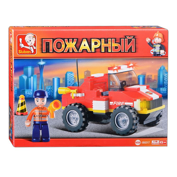 Конструктор «Пожарные. Пожарная охрана», 118 деталей — картинка 4