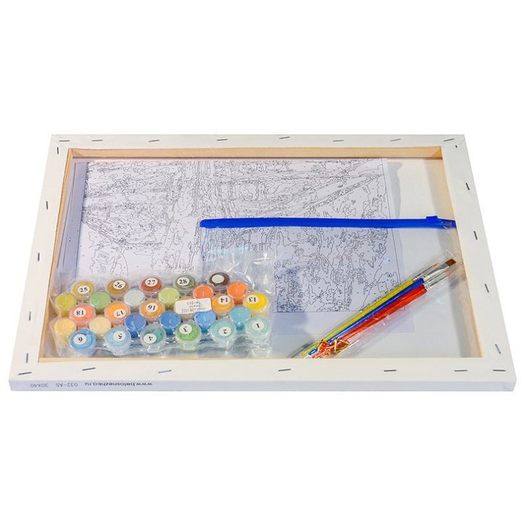 Картина по номерам «Под парусами» — картинка 3