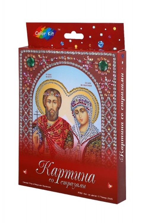 Алмазная вышивка 5D «Пётр и Феврония Муромские» — картинка 3