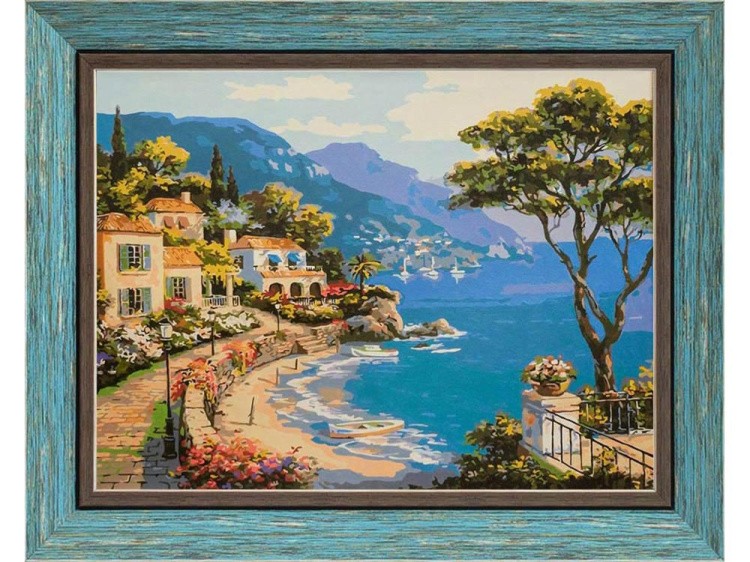 Картина по номерам «Живописная бухта» — картинка 2