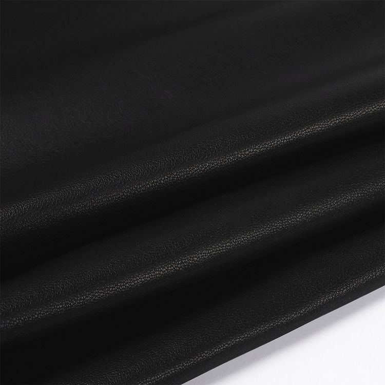 Кожа на замше, 5 м x 137 см, 280 г/м², цвет: черный, TBY — картинка 2