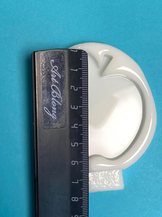 Молд №479 Брошь Яблоко ( 6 см), Art Blong — картинка 3