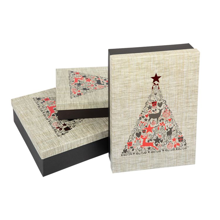 Набор подарочных коробок, форма: прямоугольник, 3 шт., Stilerra — картинка 2