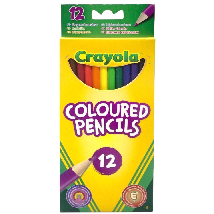 Цветные карандаши, 12 шт., Crayola