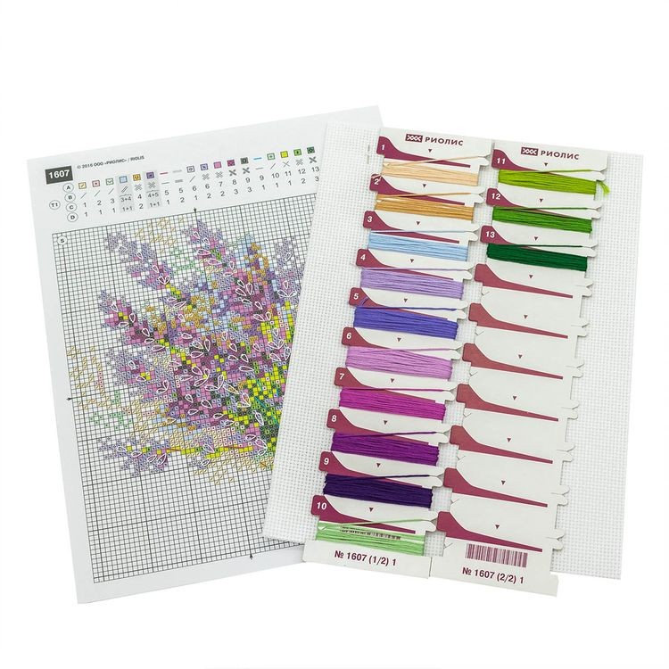 Набор для вышивания «Букетик с лавандой» — картинка 7