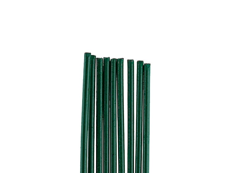 Проволока флористическая лакированная IGW-0.7 цвет: №01 зеленый d 0.7 мм, 30 шт., Blumentag