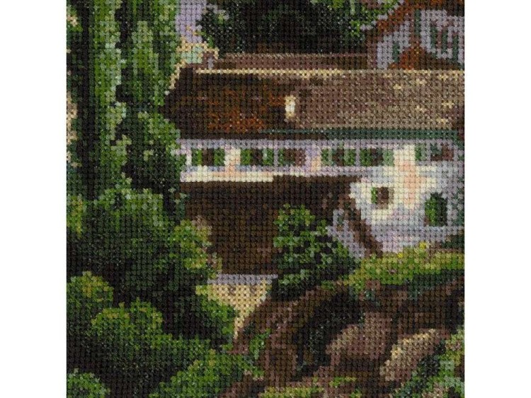 Набор для вышивания «Монастырь Шоненверт» по мотивам гравюр XIX века — картинка 5