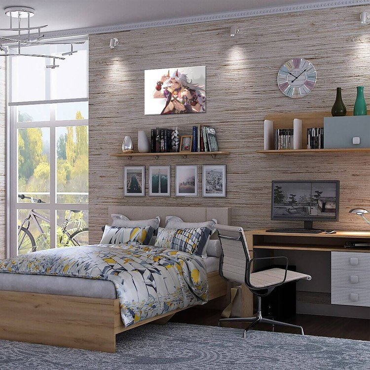 Картина по номерам «Геншин Аратаки Итто» — картинка 3