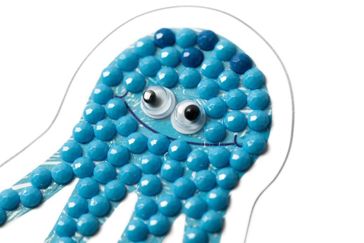 Алмазная вышивка «Наклейки. Синее настроение» — картинка 2