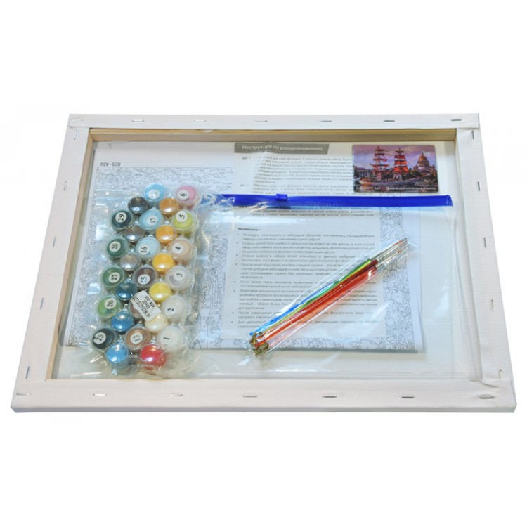 Картина по номерам «Испания. Улочка средневекового города Ператальяда» — картинка 3