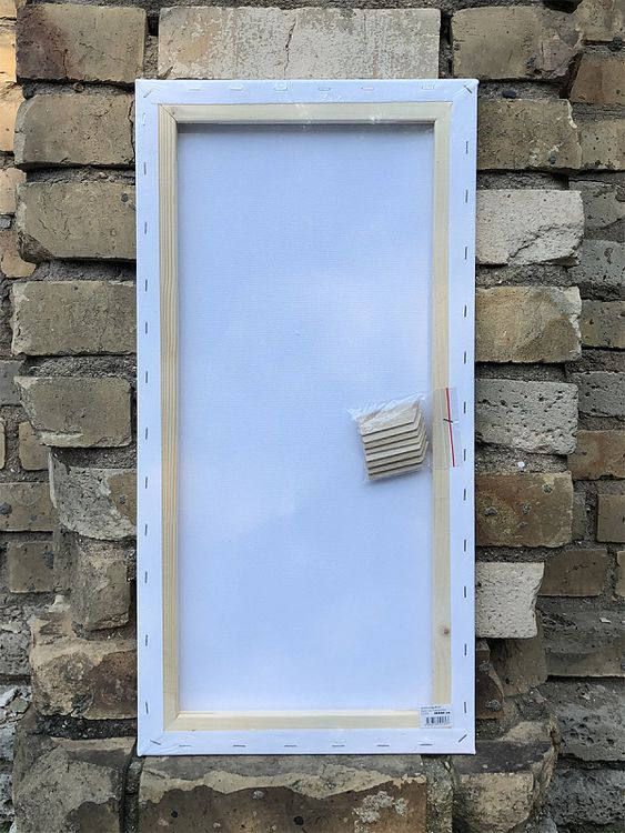 Холст на подрамнике Magic4Hobby 30х60 см, хлопок 100%, мелкое зерно — картинка 5