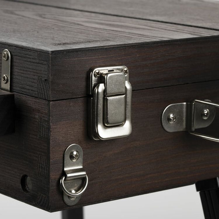 Этюдник-мольберт BRAUBERG ART PREMIERE, алюминиевые ножки, холст до 82 см, кофейный — картинка 7