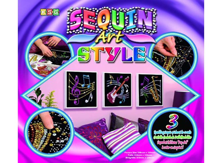 Мозаика из пайеток «Музыка» — картинка 2