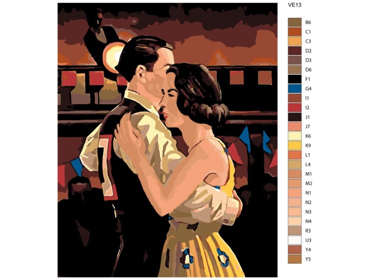 Картина по номерам «Спортивные танцы» — картинка 2