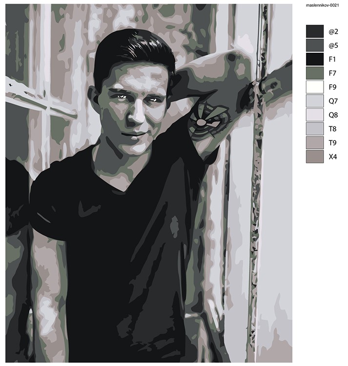 Картина по номерам «Дима Масленников 16» — картинка 2