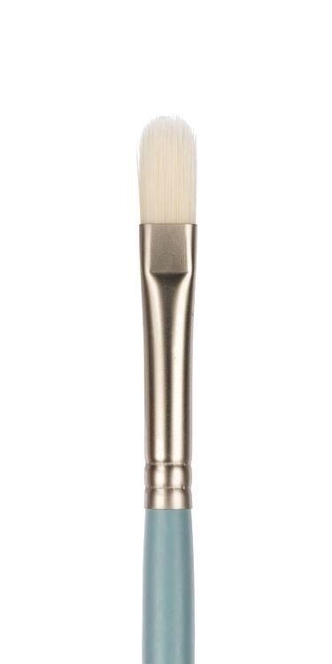 Кисть синтетика №10, овальная, 5 шт., длинная ручка, Vista-Artista — картинка 2