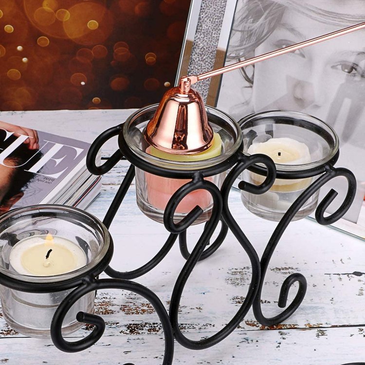 Набор аксессуаров для свечей, розовое золото — картинка 6