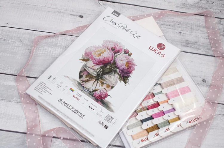 Набор для вышивания «Букет пионов» — картинка 6