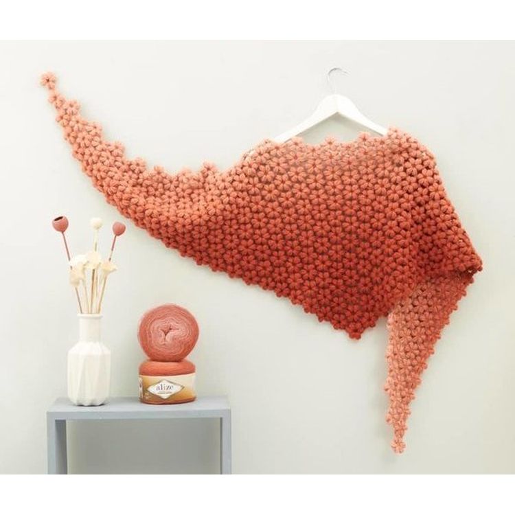 Пряжа ALIZE Angora Gold Ombre Batik (7355), оливковый, 5 шт. по 150 г — картинка 2