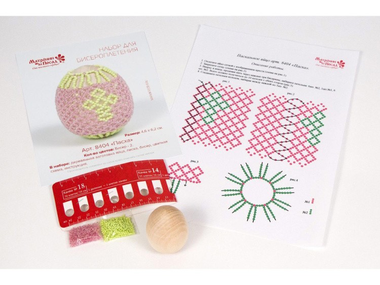 Набор для бисероплетения «Пасхальное яйцо. Пасха» — картинка 2