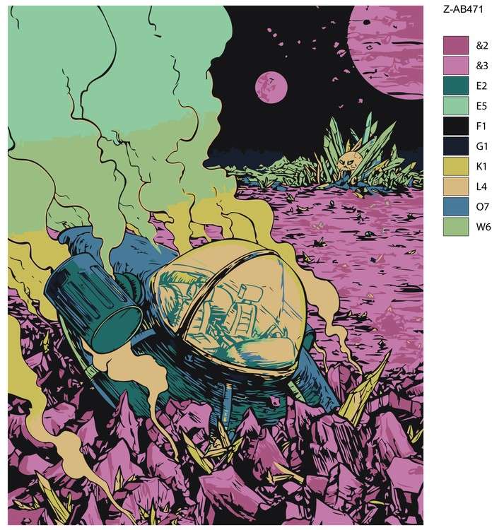 Картина по номерам «Rick and Morty» — картинка 2