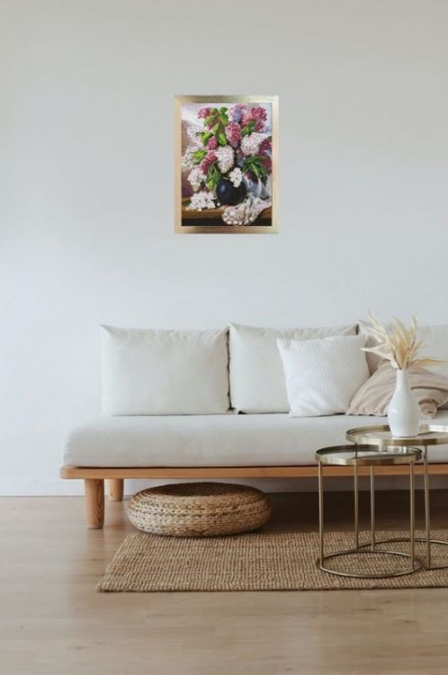 Алмазная вышивка «Пушистая сирень» — картинка 4