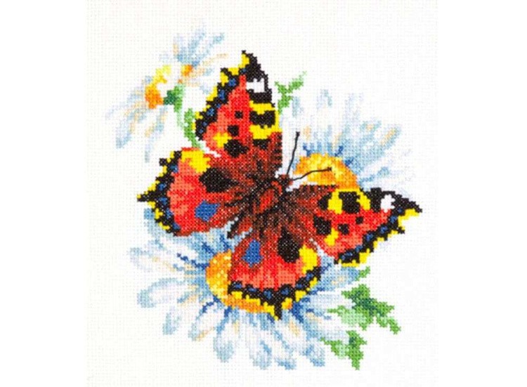 Набор для вышивания «Бабочка и ромашка»