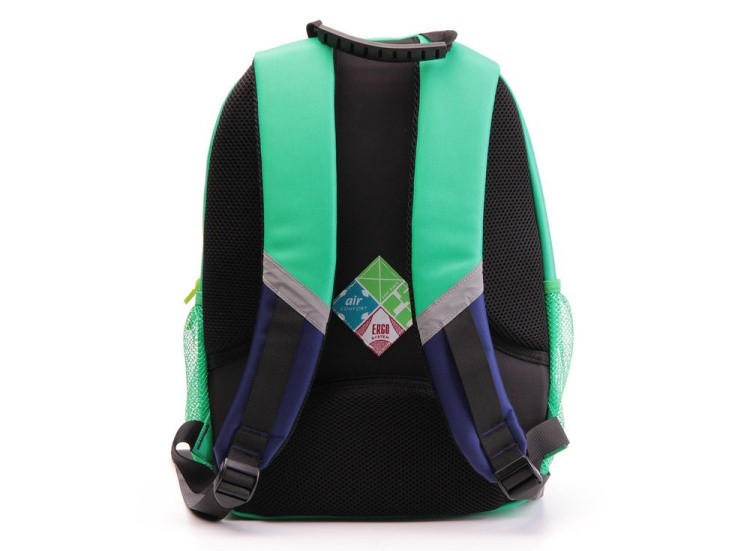 Рюкзак 4ALL Kids с битами, зелено-синий — картинка 4