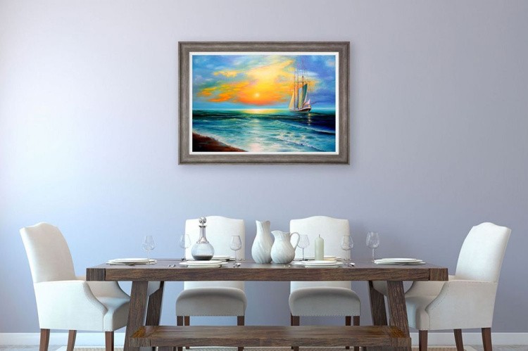 Алмазная вышивка «Краски моря» — картинка 5