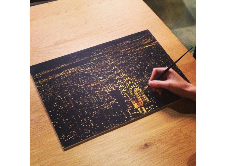 Скретч-картина «Нью-Йорк» — картинка 3